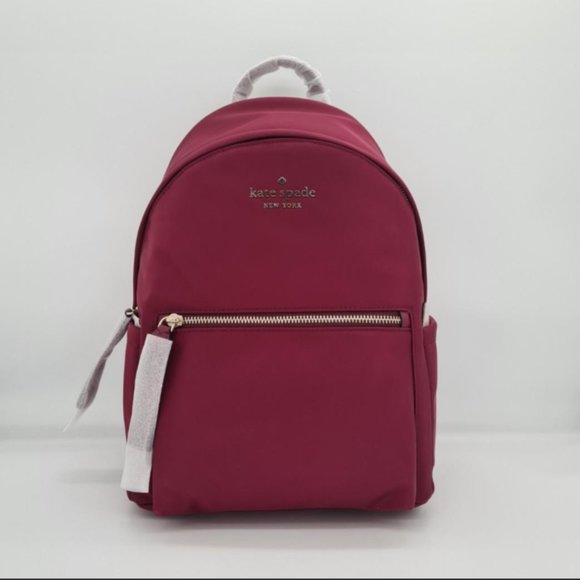Kate Spade Chelsea Medium Backpack Blackberry Preserve - Picture 9 of 10